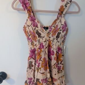 ANGIE Floral Tank Top NWT